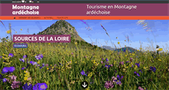Desktop Screenshot of la-montagne-ardechoise.com